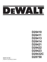 DeWalt D28410 Manual de utilizare
