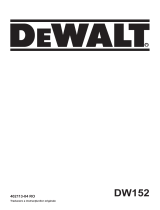 DeWalt DW152 Manual de utilizare
