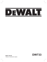 DeWalt DW733 Manual de utilizare