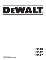DeWalt DC542 Manual de utilizare