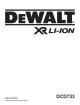 DeWalt DCD733 Manual de utilizare