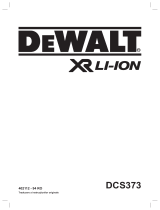 DeWalt DCS373 Manual de utilizare