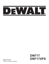 DeWalt DW717XPS Manual de utilizare