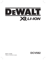 DeWalt DCV582 Manual de utilizare