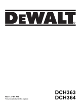 DeWalt DCH363 Manual de utilizare