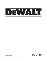 DeWalt DCD710 Manual de utilizare