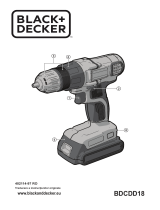 Black & Decker BDCDD18 Manual de utilizare
