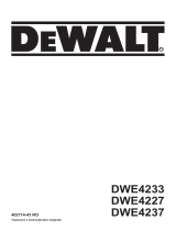 DeWalt DWE4227 Manual de utilizare