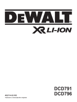 DeWalt DCD796 Manual de utilizare