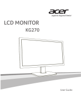 Acer KG270 Ghid de inițiere rapidă