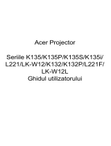 Acer K132P Manual de utilizare
