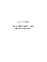 Acer K520 Manual de utilizare