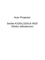 Acer K335 Manual de utilizare