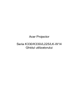 Acer K330 Manual de utilizare