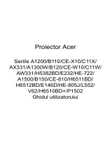 Acer A1300W Manual de utilizare