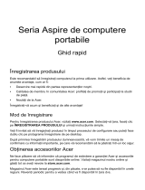 Acer Aspire M3-481G Ghid de inițiere rapidă
