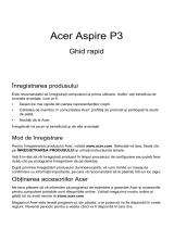 Acer Aspire P3-171 Ghid de inițiere rapidă