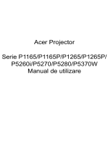 Acer P5370W Manual de utilizare
