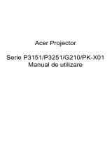 Acer P3251 Manual de utilizare