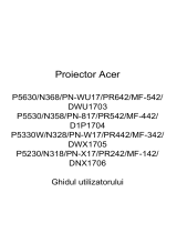 Acer P5330W Manual de utilizare