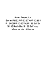 Acer S1385WHne Manual de utilizare