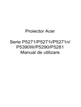 Acer P5390W Manual de utilizare