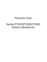 Acer P7203 Manual de utilizare