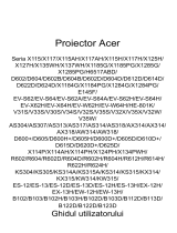 Acer X137WH Manual de utilizare