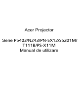 Acer S5201M Manual de utilizare