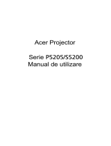 Acer P5205 Manual de utilizare