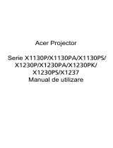 Acer X1237 Manual de utilizare