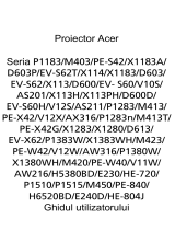 Acer P1515 Manual de utilizare