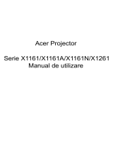 Acer X1161 Manual de utilizare