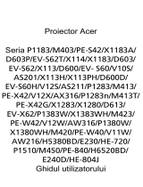 Acer H6520BD Manual de utilizare