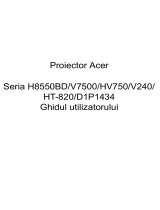 Acer V7500 Manual de utilizare