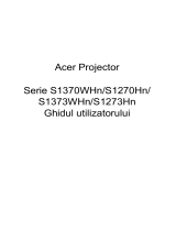 Acer S1370WHn Manual de utilizare