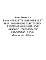 Acer H7550BD Manual de utilizare
