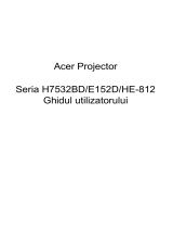 Acer H7532BD Manual de utilizare