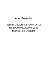 Acer U5200 Manual de utilizare