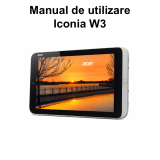 Acer W3-810 Manual de utilizare