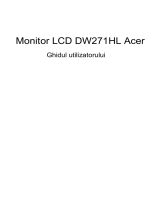 Acer DW271HL Manual de utilizare