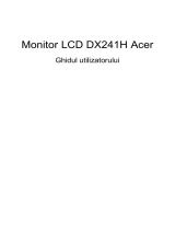 Acer DX241H Manual de utilizare