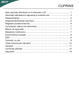 Acer P166HQL Manual de utilizare