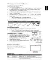 Acer H243HX Ghid de inițiere rapidă