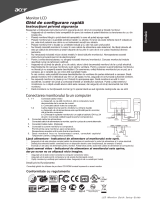 Acer X223HQ Ghid de inițiere rapidă