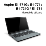 Acer Aspire E1-771 Manual de utilizare