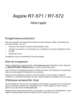 Acer Aspire R7-571G Ghid de inițiere rapidă