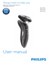 Philips wet and dry shaver RQ1175/17 Manual de utilizare
