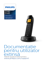 Philips D1401B/53 Manual de utilizare