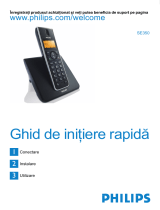 Philips SE3501B/53 Ghid de inițiere rapidă